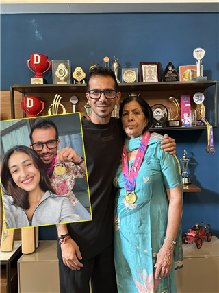 PICS : 'वर्ल्ड चॅम्पियन'! चहलने शेअर केली खास झलक - Marathi News | PICS : 'वर्ल्ड चॅम्पियन'! चहलने शेअर केली खास झलक | Latest Photos at Lokmat.com