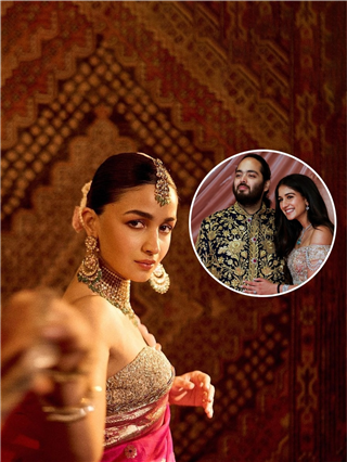 Anant-Radhika Wedding: आलियाने नेसली १०८ वर्ष जुनी 'गुलाबी साडी'! - Marathi News | Anant-Radhika Wedding: आलियाने नेसली १०८ वर्ष जुनी 'गुलाबी साडी'! | Latest Photos at Lokmat.com