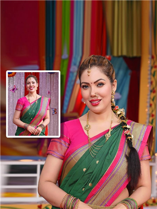 Munmun Dutta: मराठमोळी नारी, स्वॅग तिचा भारी... - Marathi News | Munmun Dutta: मराठमोळी नारी, स्वॅग तिचा भारी... | Latest Photos at Lokmat.com