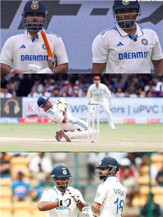 IND vs NZ : चौथ्या दिवशी Sarfaraz Khan सह या चौघांवर असतील नजरा - Marathi News | IND vs NZ : चौथ्या दिवशी Sarfaraz Khan सह या चौघांवर असतील नजरा | Latest Photos at Lokmat.com